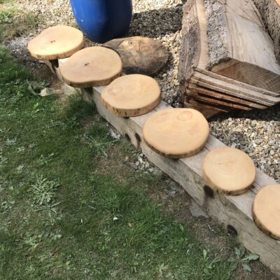 Timber Discs for Wedding Table Display