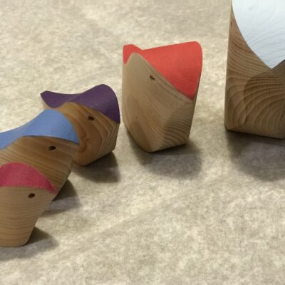 Hand Carved Cedar Birds